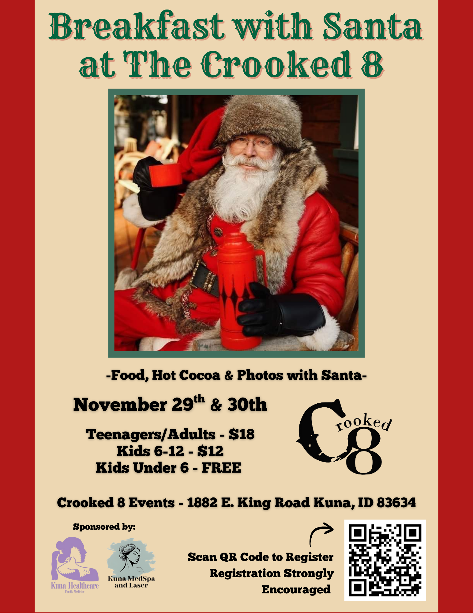 Breakfast with Santa at the Crooked 8